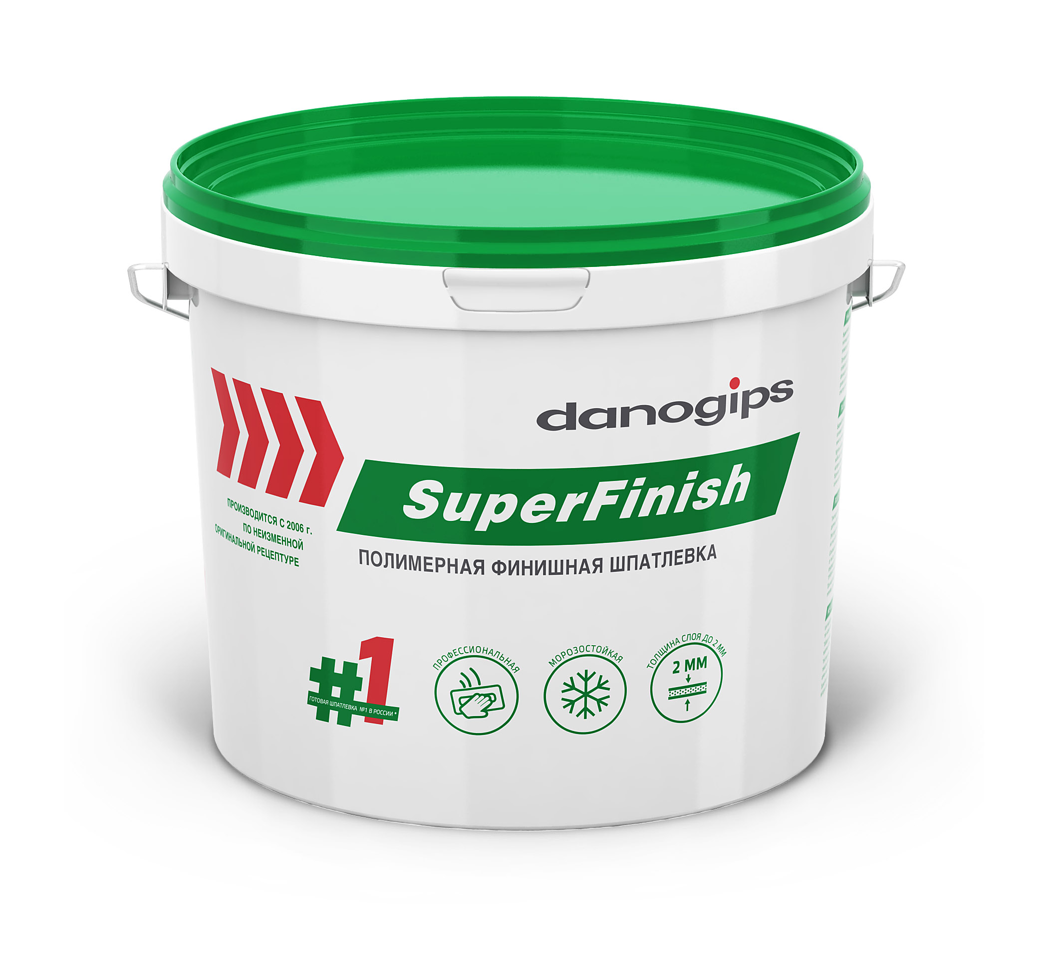 Готовая финишная шпатлевка Danogips SuperFinish (3, 11 и 17 литров ...